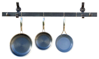 Rail Anchor Pot and Pan Rack, Wall Mounted