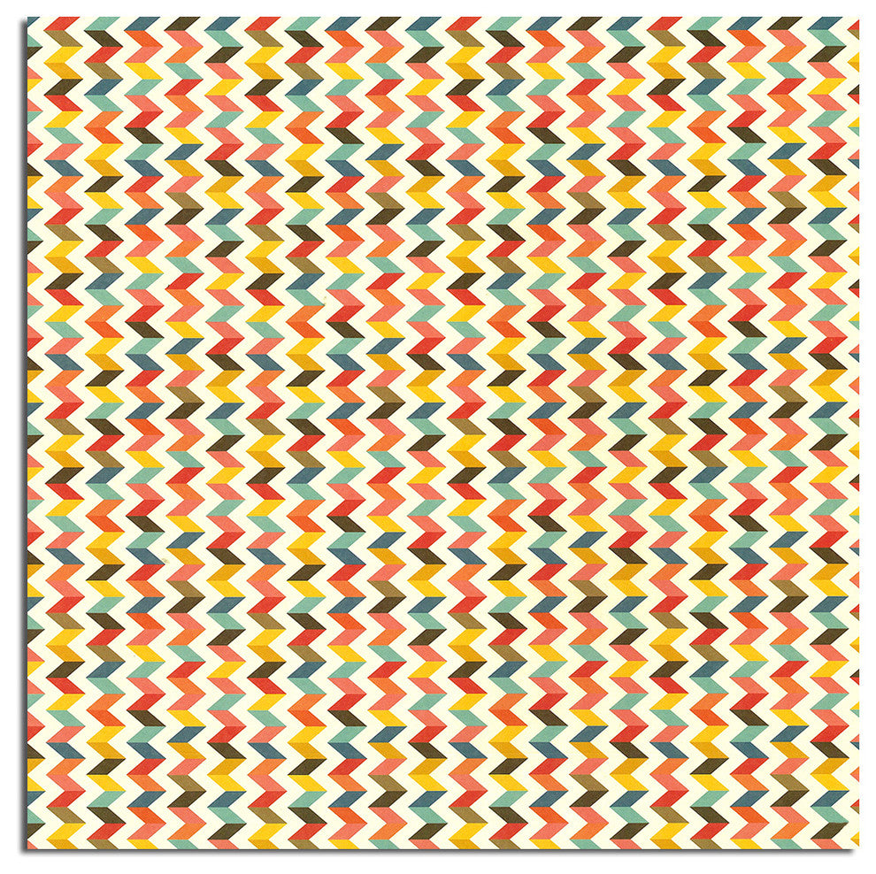 Geometric Study IV Canvas Wall Art, Single Panel