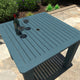 Square 42x42 Counter Dining Table, Weathered Acorn, Nantucket Blue