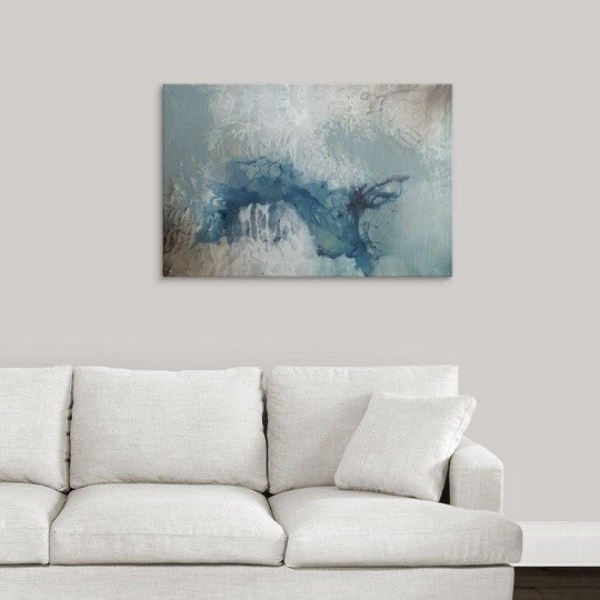 "Seafoam Rising" Canvas Art, 36"x24"x1.25"