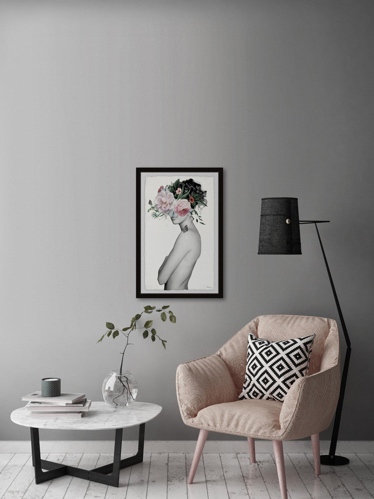"Magical Bloom" Framed Painting Print, 24"x36"