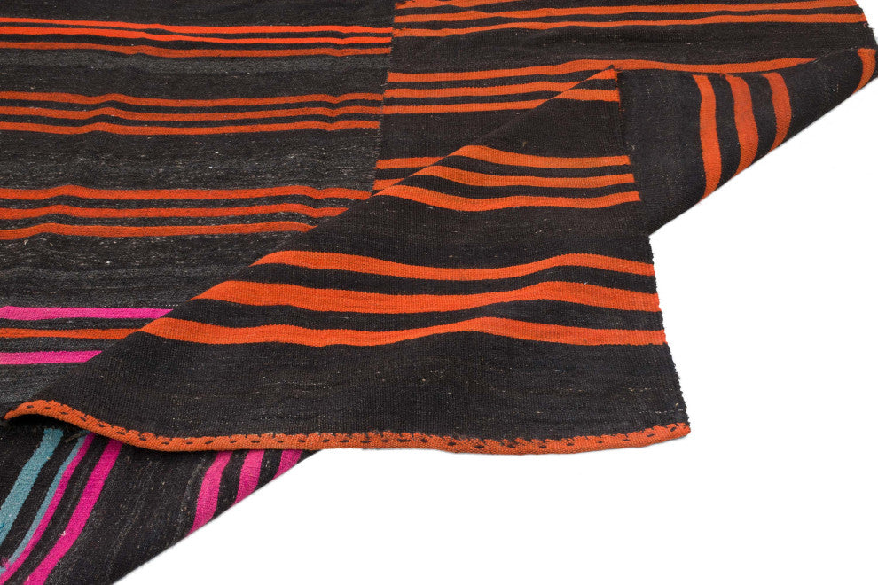 Vintage Anatolian Kilim Rug 6' 5" x 10' 11", 77 in. x 131 in.