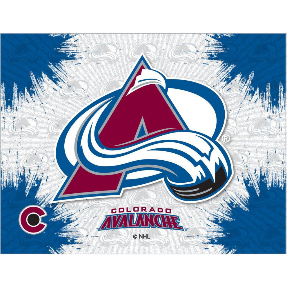 Colorado Avalanche Logo Canvas