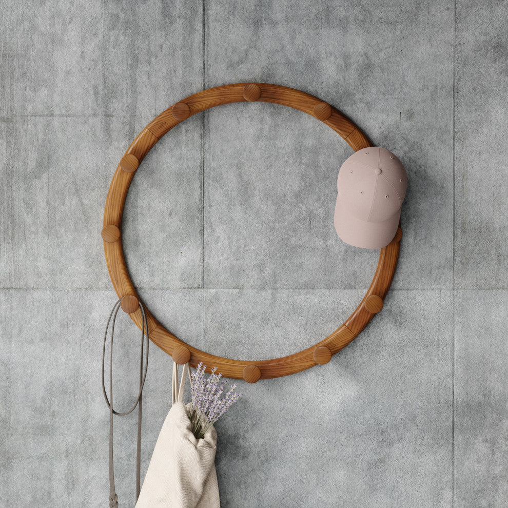 Umbra Slinka Hook, Set of 4 Light Walnut
