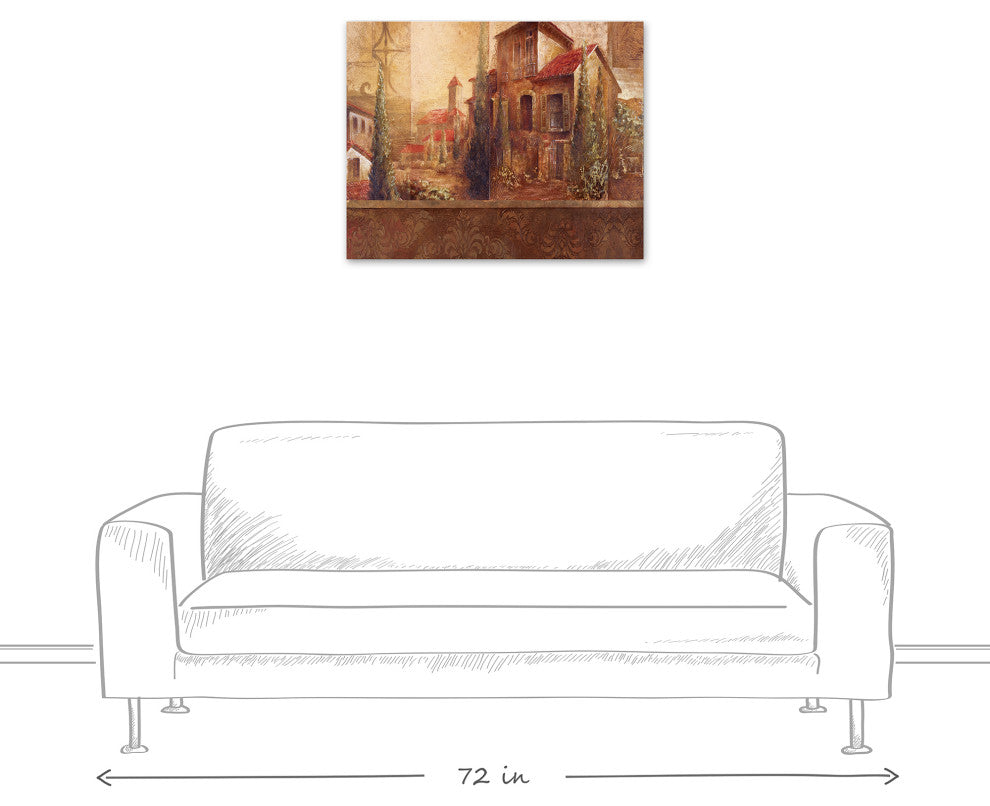 Tuscan Villa Montage 24"x30" Canvas Wall Art