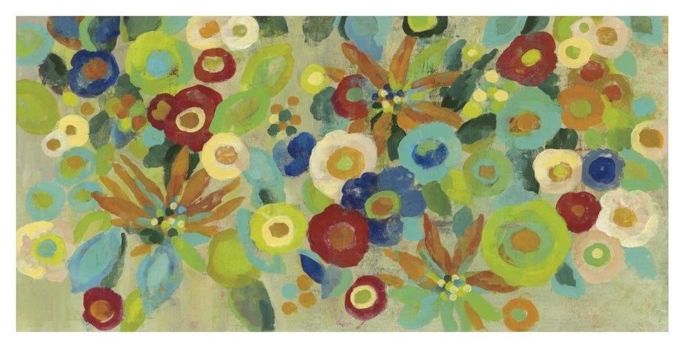 "Flower Market I" Digital Paper Print by Silvia Vassileva, 26"x14"