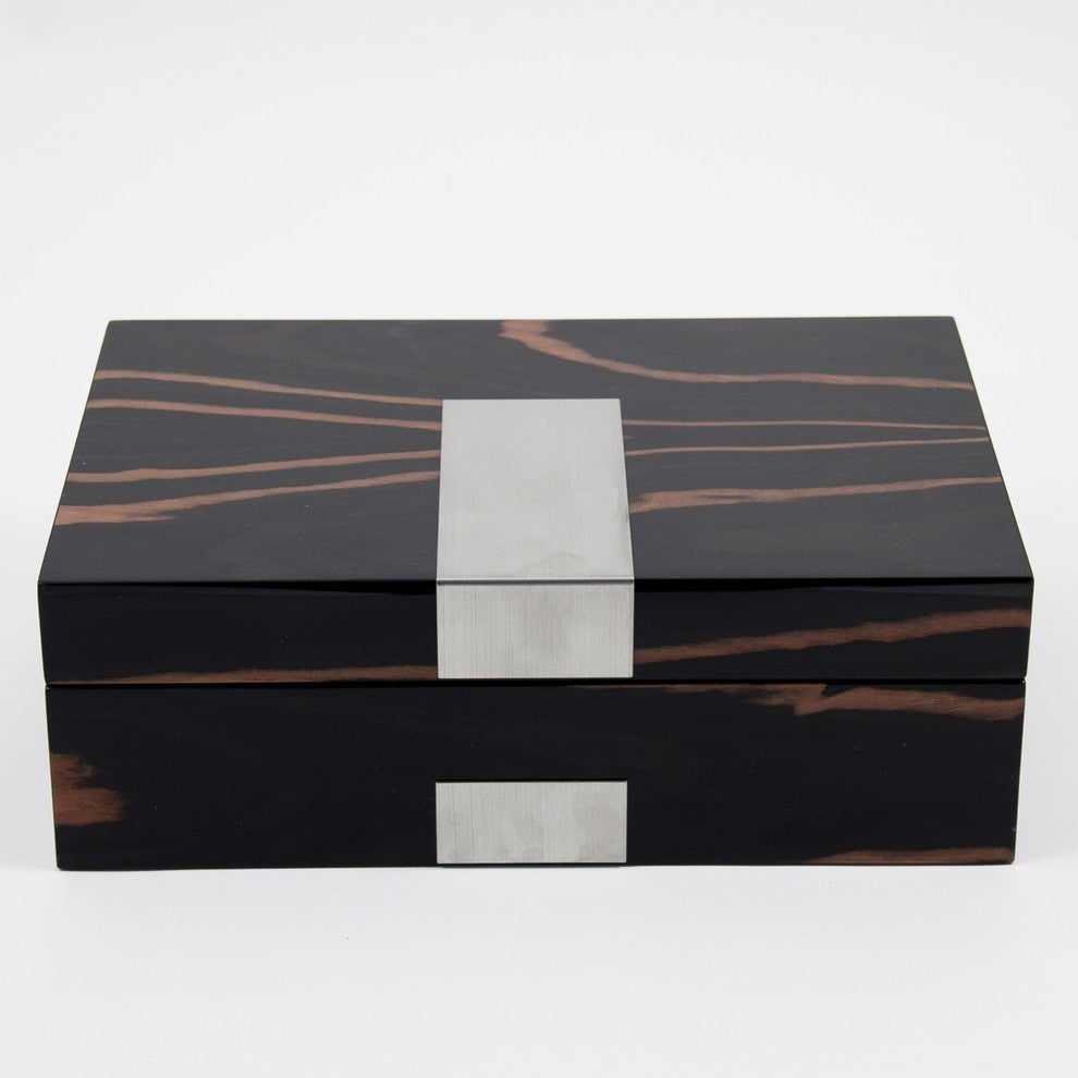 Lacquered "Ebony" Wood Valet