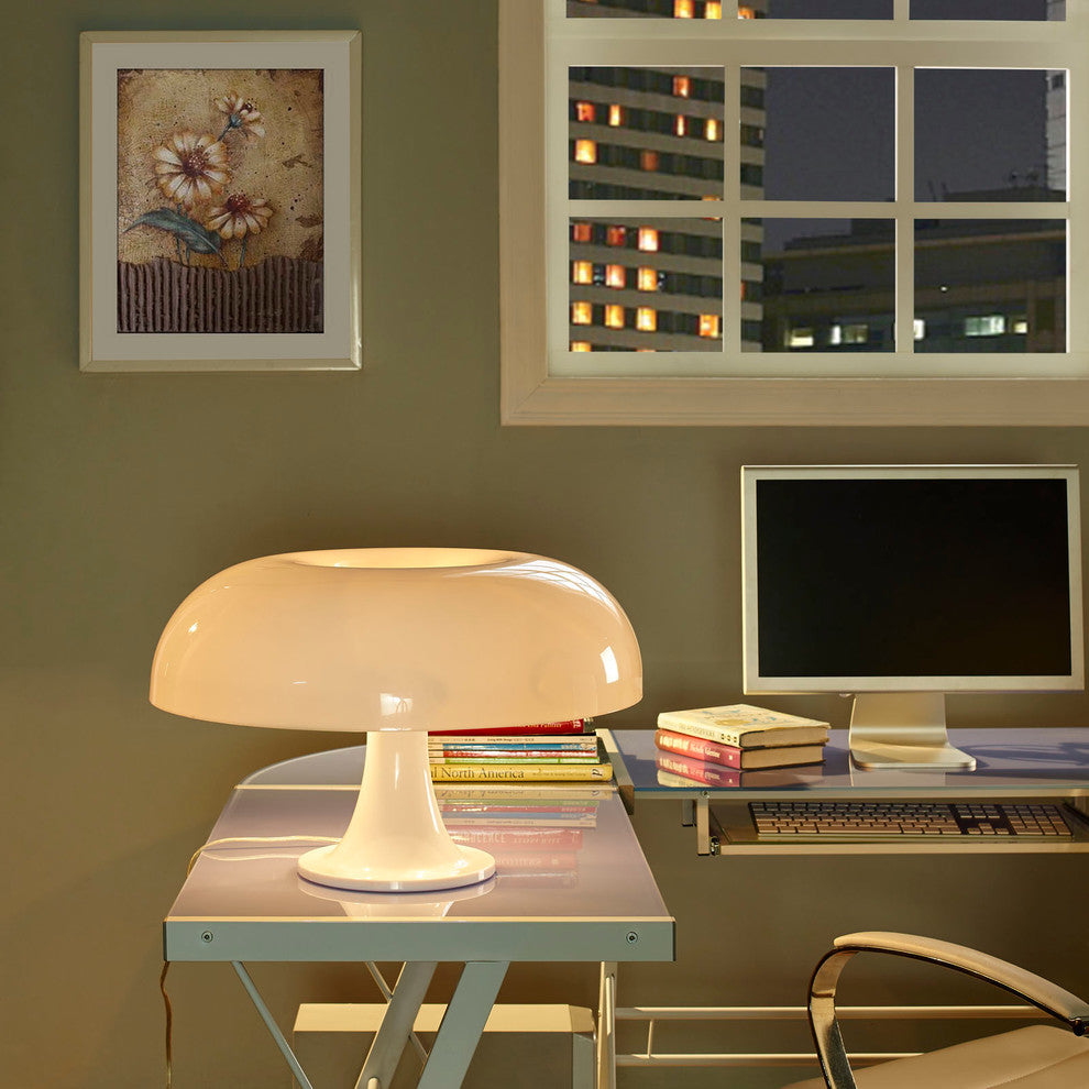 Modern Contemporary Living Room Acrylic Table Lamp White