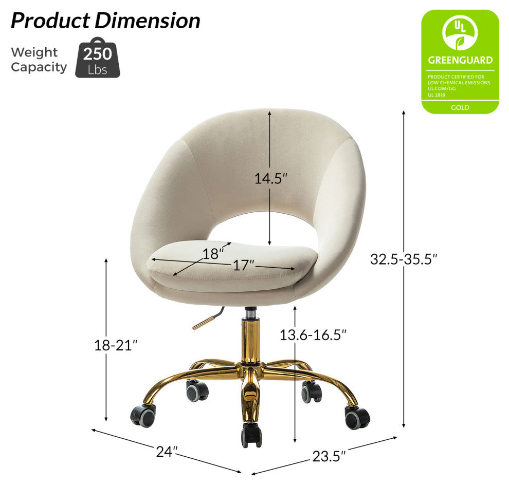 Savas Task Chair, Tan