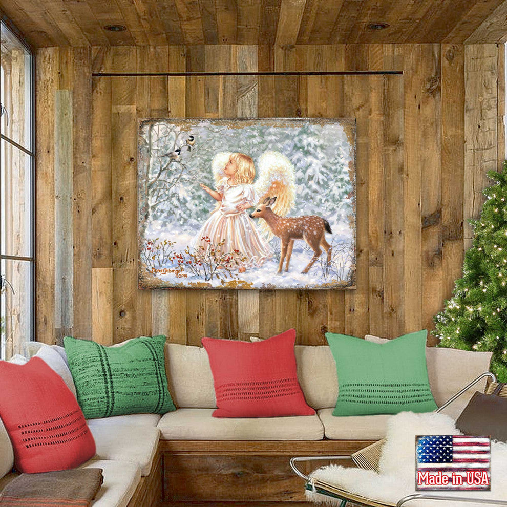 Sweet Christmas Blessings Wooden Block, 48 X 36