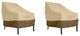 Veranda Patio Lounge Chair Cover-Durable, Water Resistant Covers, Large, 2-Pack