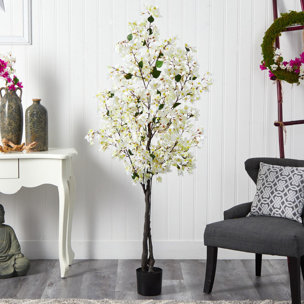 6' Bougainvillea Artificial Tree