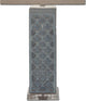Urban Designs Blue Trellis Ceramic Table Lamps, Set of 2