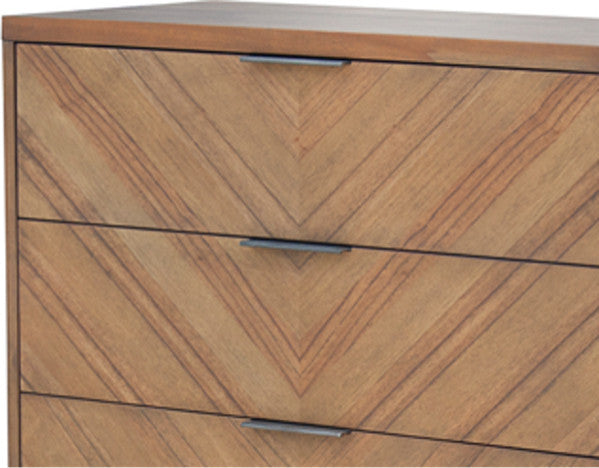Piero Chevron Chest 3 Drawers