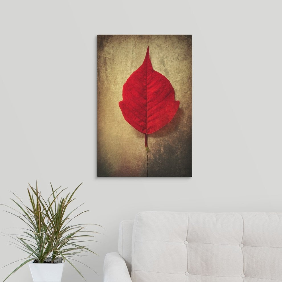 "Red Flame" Wrapped Canvas Art Print, 16"x24"x1.5"