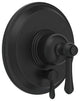 Opulence Pressure Balance Trim Kit Valve Only w/ Diverter on Valve Satin Black