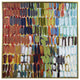 Coloration I Framed Canvas Art Hand Painted Abstract 1.5" Frame