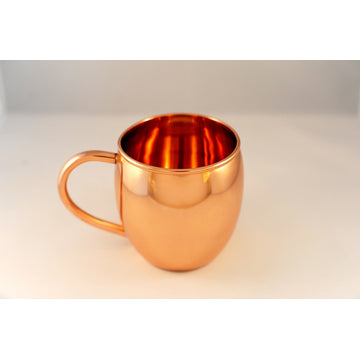 Barrel Shape Copper Mug, 16 oz