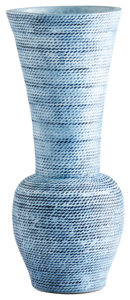 Hopewell Vase, Blue Large