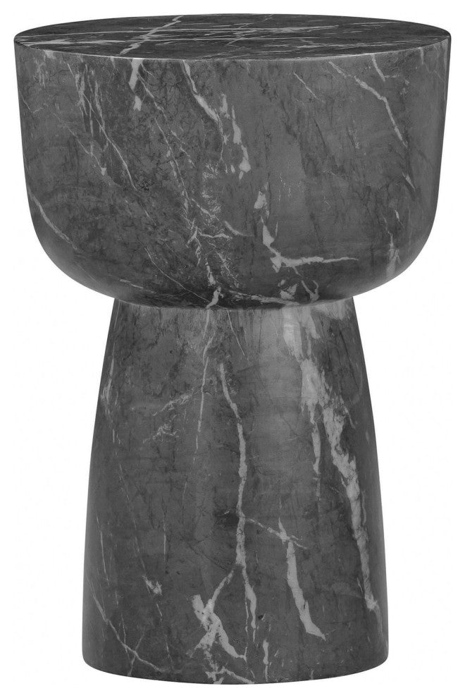 Charra Indoor/Outdoor Side Table, Black
