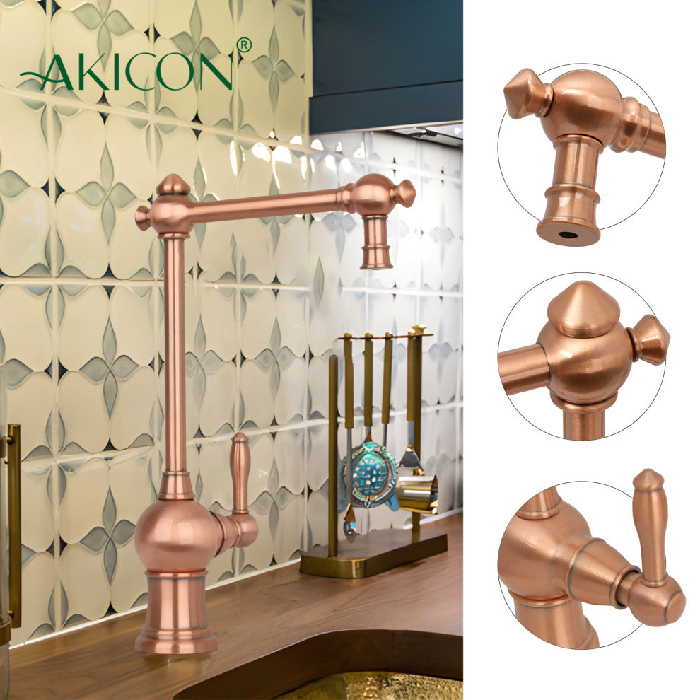One-Handle Copper Drinking Water Filter Faucet Instant Hot Water Tank Dispenser