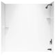 Swan 30x60x72 Solid Surface Bathtub Wall Kit, Ice