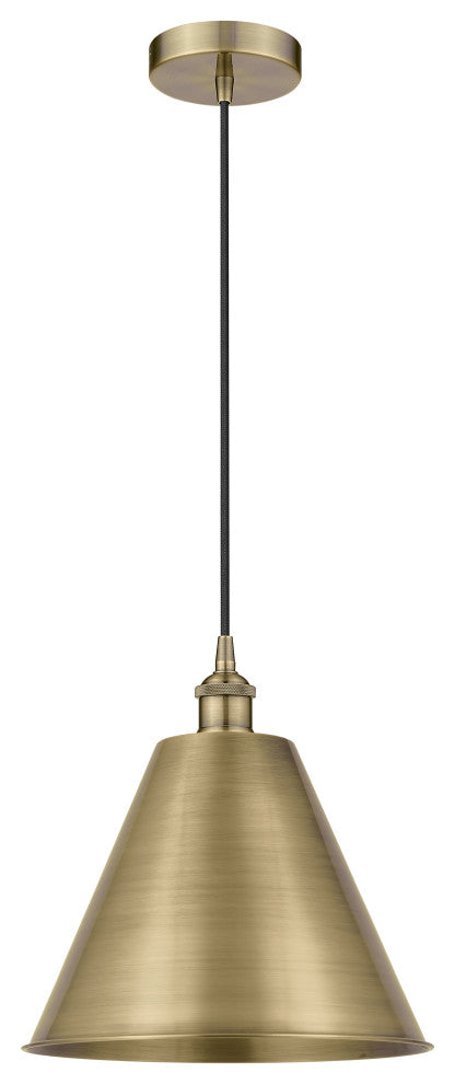 Innovations 616-1P-AB-MBC-12-AB-LED 1-Light Mini Pendant, Antique Brass