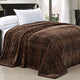 Chocolate Crocodile Safari Flannel Fleece Blanket, Twin