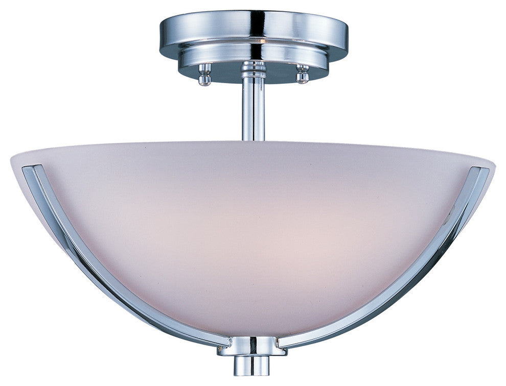 Maxim Rocco Three Light Semi-Flush Mount 20021SWPC