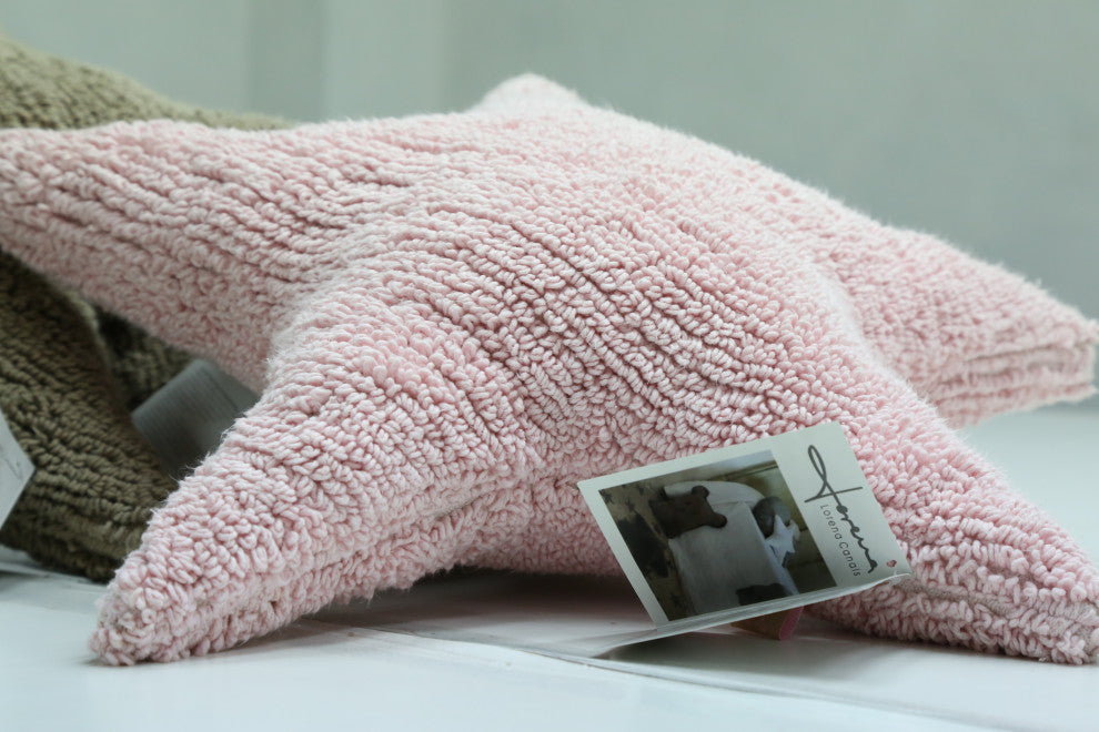 Star Cushion, Light Pink