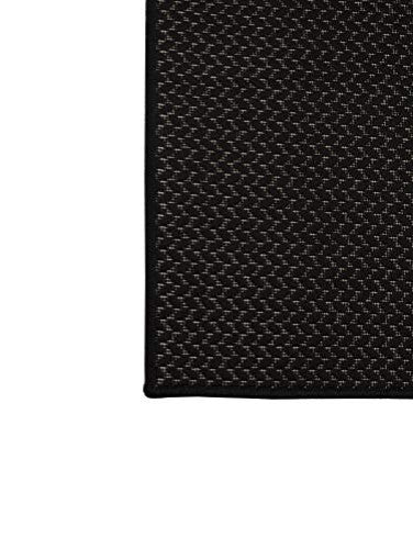 Outdoor Collection Accent Area Rug - Bacteria Resistant Rug, Charcoal, 7'10"x10'