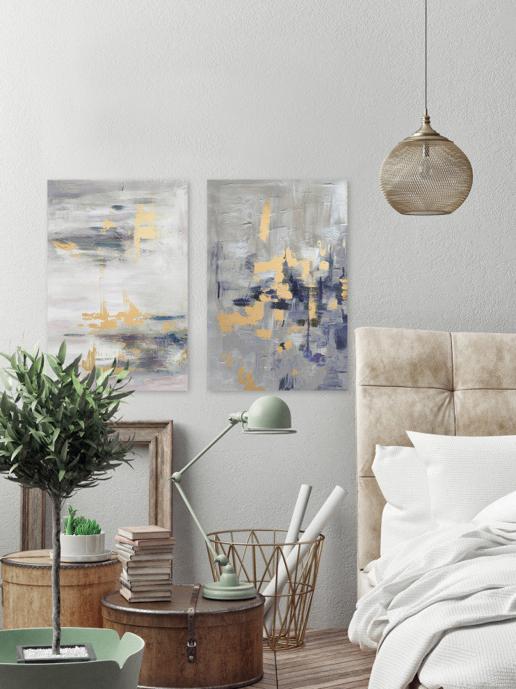 Fading Glow Diptych Canvas Print, 2-Piece Set, 48"x36"