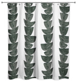 Monochromatic Stacked Bowls 71"x74" Shower Curtain