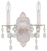 Crystorama Lighting Group 5022-CL-MWP Paris Market 2 Light 10" - Antique White