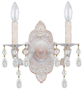 Crystorama Lighting Group 5022-CL-MWP Paris Market 2 Light 10" - Antique White