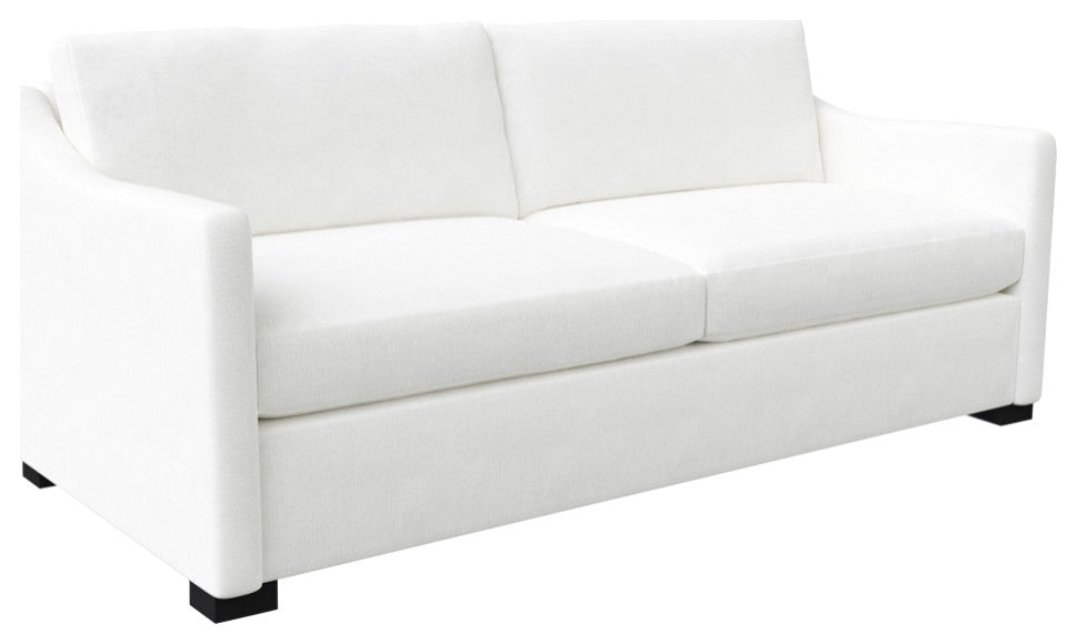 Nativa Interiors Ashley 83" Sofa, Off White, Depth: Classic