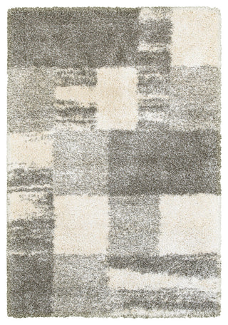 Oriental Weavers Henderson Ivory/ Grey Geometric Indoor Area Rug 6'7"X9'6"