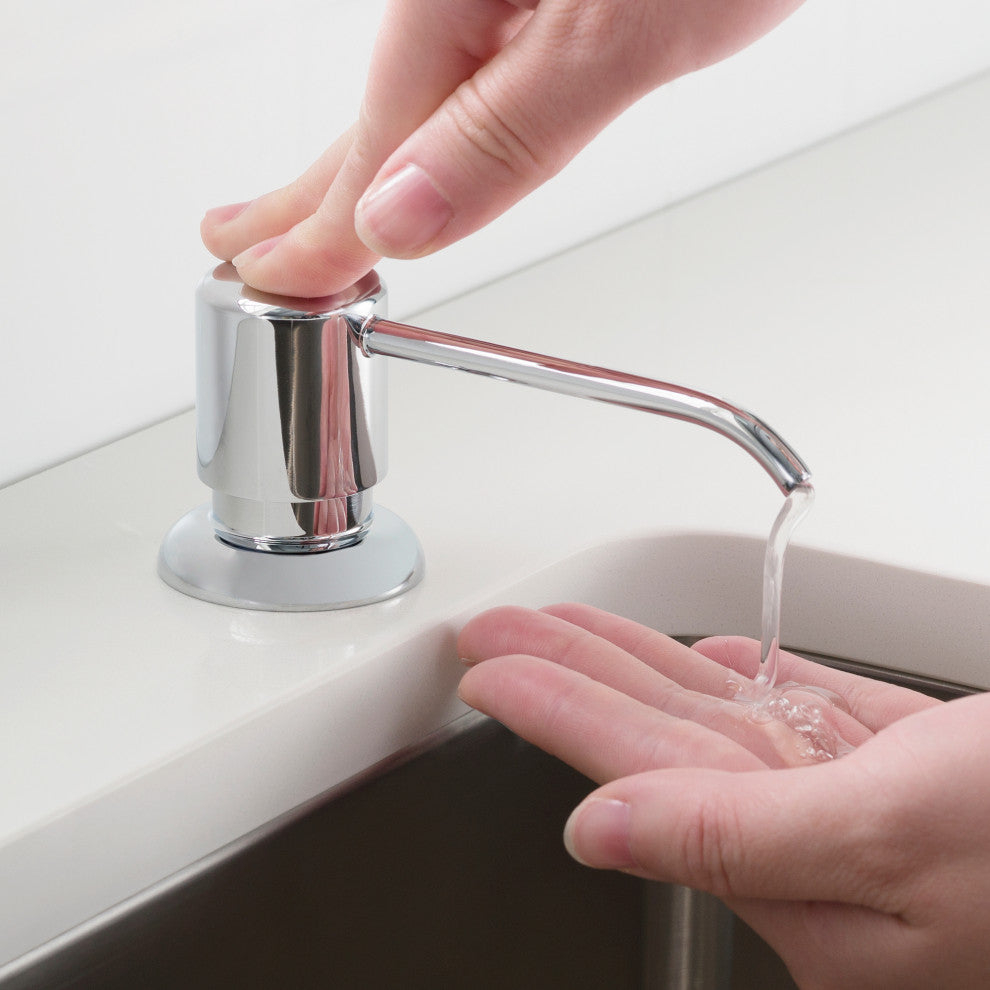 30" Undermount Stainless Steel Kitchen Sink, Pull-Down Faucet CH, Dispenser