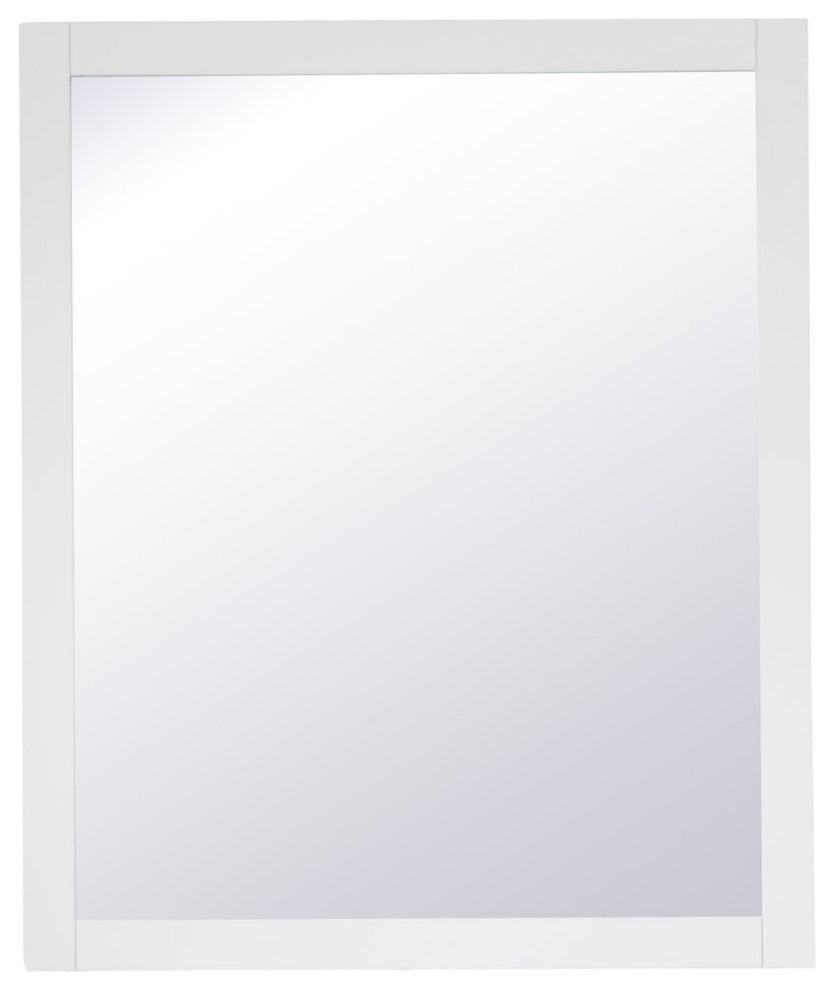 Anderson Rectangle Vanity Mirror 30", White