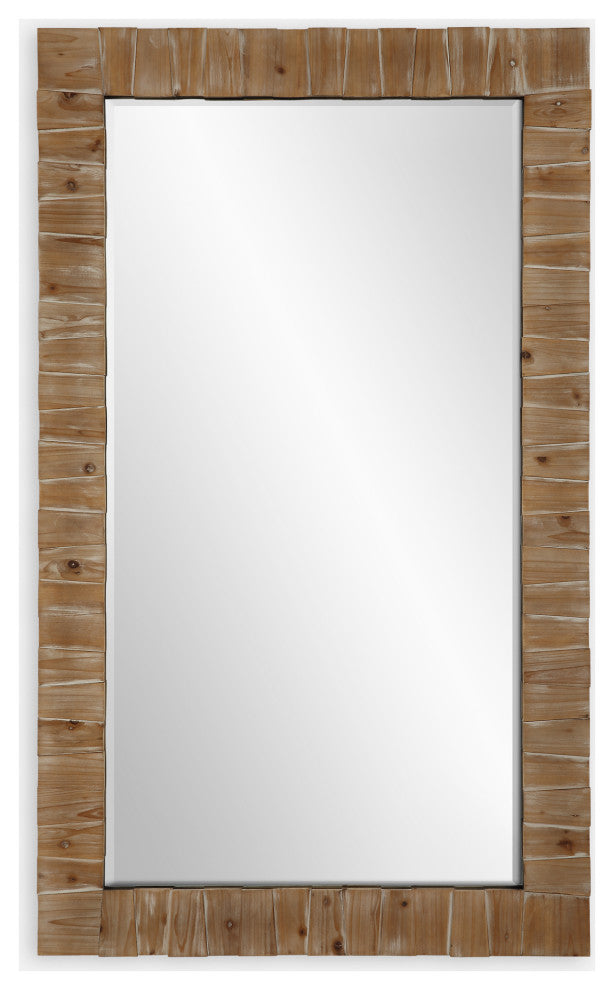 Ayanna Gray Washed Wood Mirror