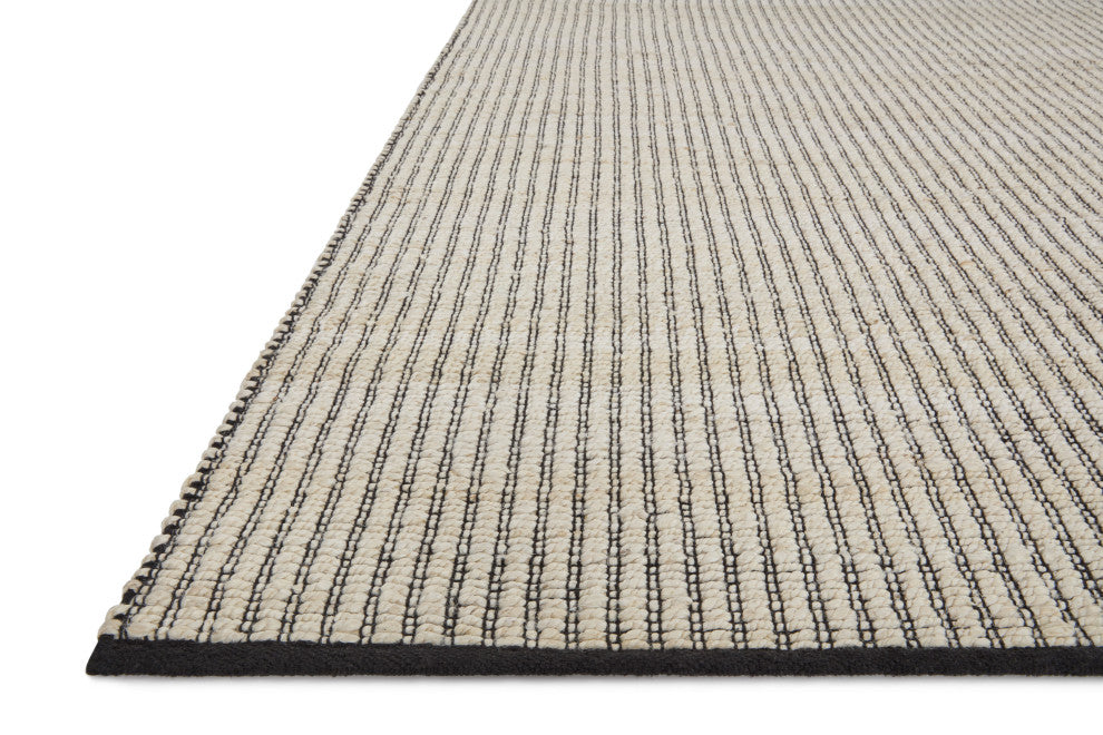 Angela Rose x Loloi Colton Ivory / Black 5''-0" x 7''-0" Area Rug