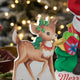 Wooden Christmas Santa, ELF, Reindeer Decor, 3-Piece Set