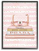 Pink Designer Bag on Fashion Bookstack over Pattern16x20