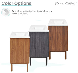 Classe Bathroom Vanity, Oak, 36"