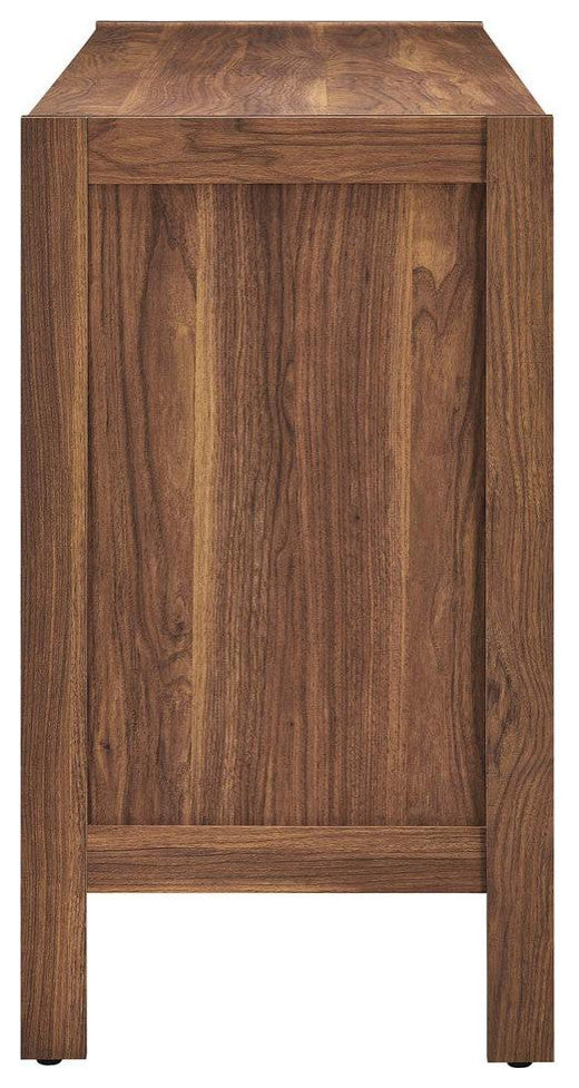 Capri 65 Wood Grain Sideboard Storage Cabinet