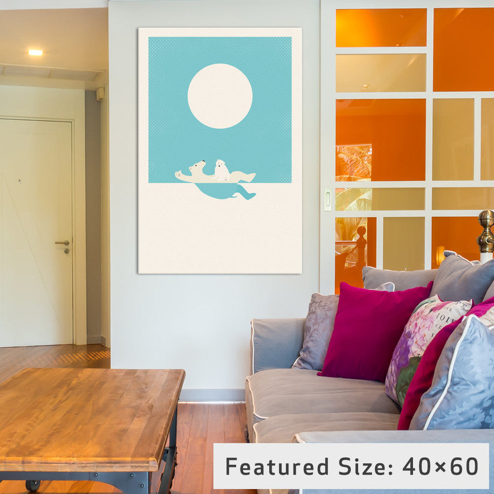 "Swimming Lessons" by Jazzberry Blue, 40x26x1.5, 1-Piece