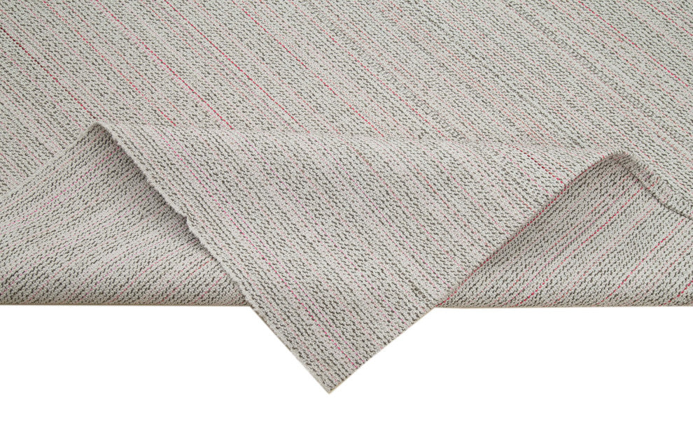 Rug N Carpet - Handmade Turkish 8' 10'' x 12' 2'' Modern Design Wool Kilim Rug