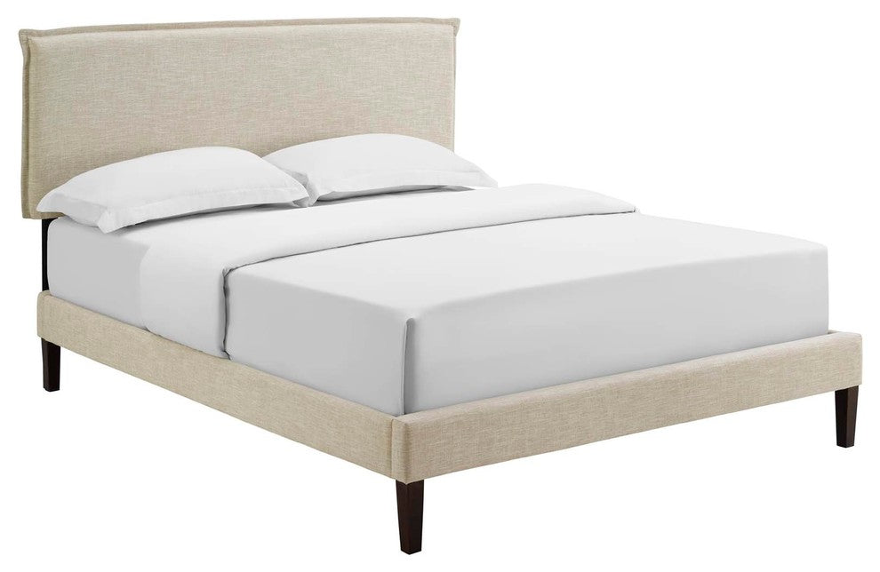 Amaris Full Platform Bed with Squared Tapered Legs
