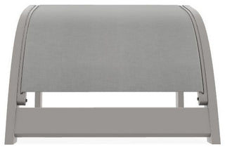Adirondack Sling Outdoor Ottoman, Alloy/Warm Gray