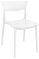 Monna Outdoor Dining Chair, Set of 2, White